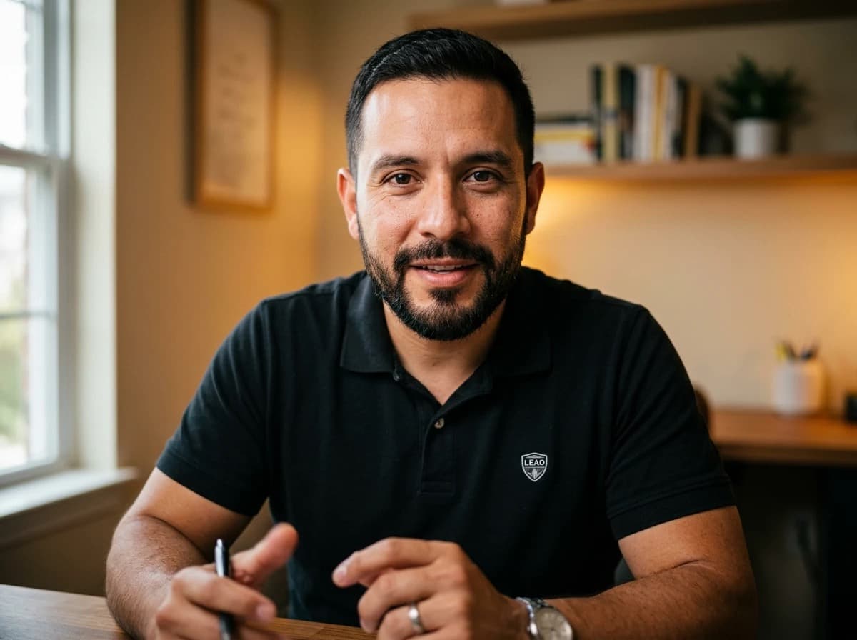 Alumno participando de la simulación